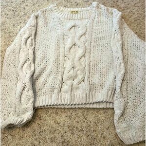 Garage White Sweater